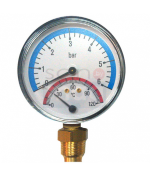 Манометры для измерения давления воды в системе отопления